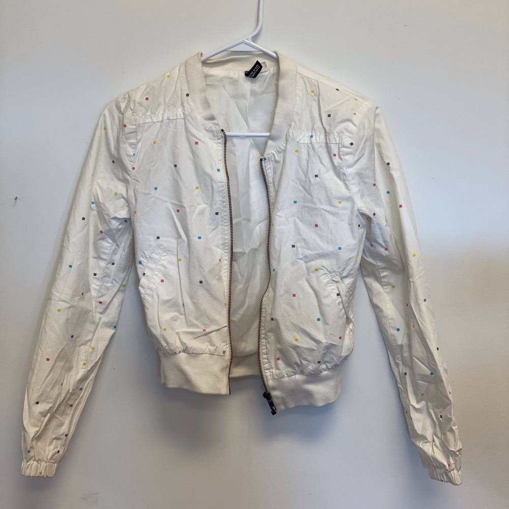 H&M Confetti bomber jacket